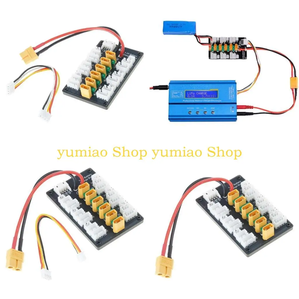 

587B 6 Port XT30 Параллельная плата зарядки для ремонта и разработки электронных устройств