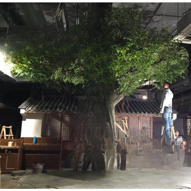 Artificial tree FRP-wrapped pillar large banyan tree