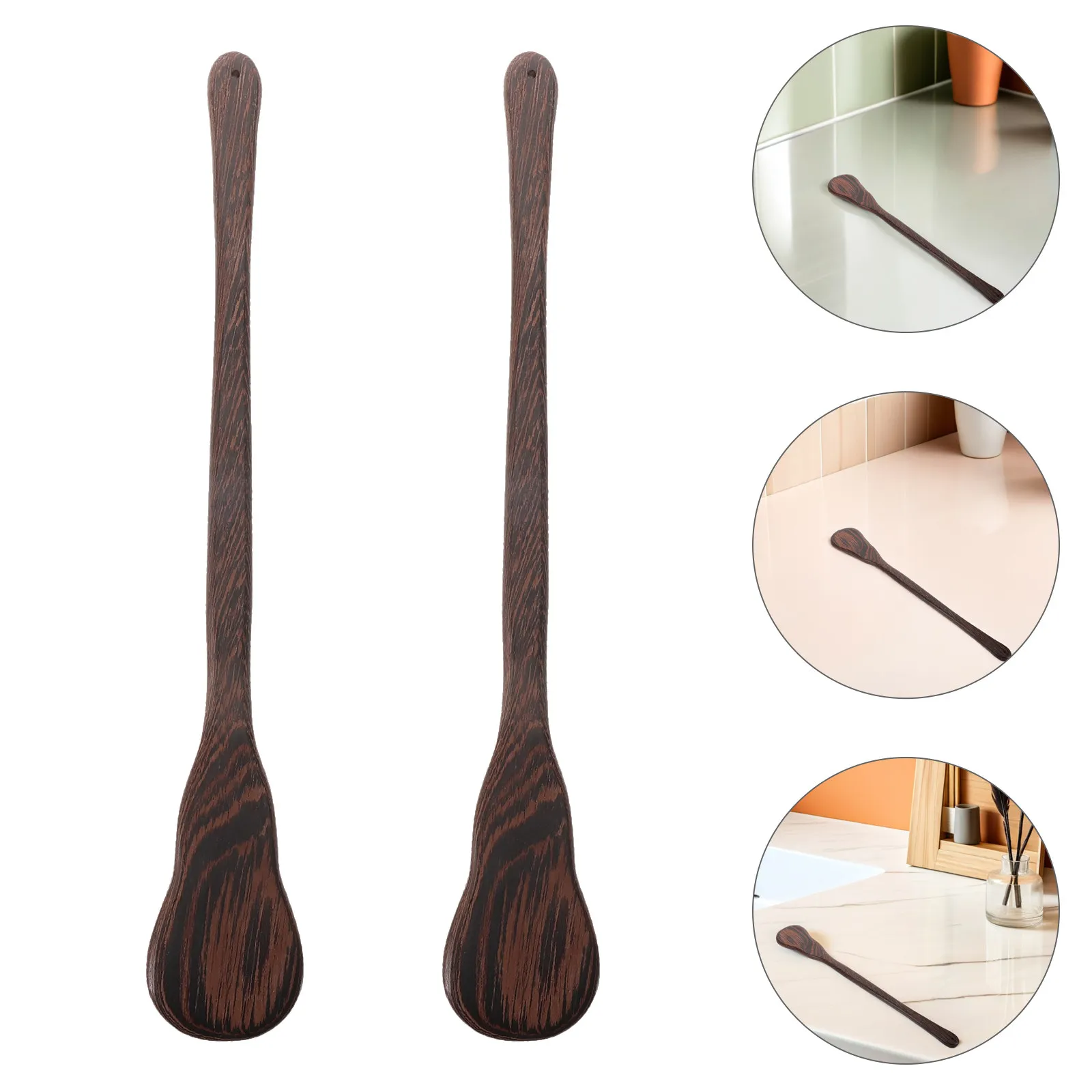 

Набор из 2 массажных молотков темно-коричневого цвета для спины - Эргономичное деревянное устройство для точечного массажа и снятия напряжения в плечах и шее