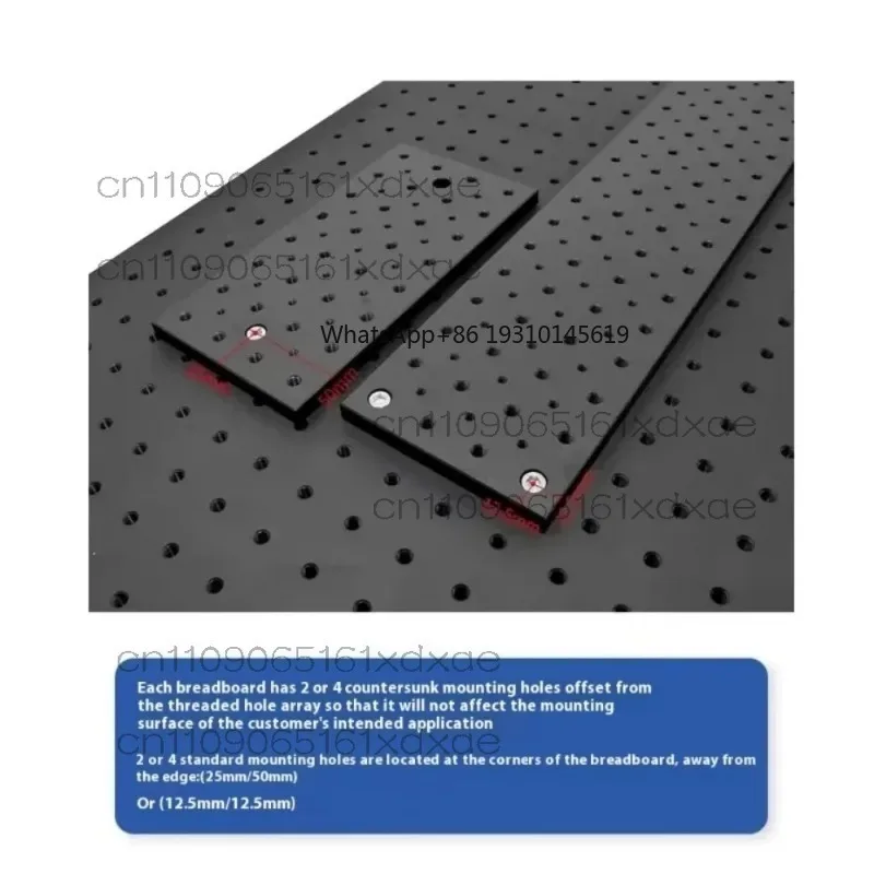 

【From China】500X100X12mm Optical Flat Plate M4M6 Threaded Breadboard Experimental Vibration Isolation Working Platform Honeycomb