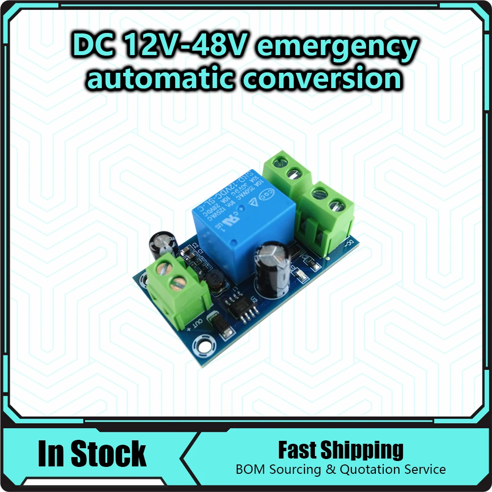 YX-X804 Protection Module Automatic Switching Module UPS Emergency Cut-off Battery Power Supply 12V to 48V Contro Power-OFF