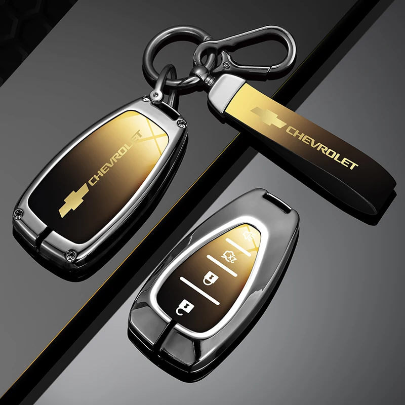 Leather Car Key Bag Case for Chevrolet Onix Equino Orlando Cruze Spark Sonic Camaro Volt Bolt Trax Malibu Blazer Traverse Seeker