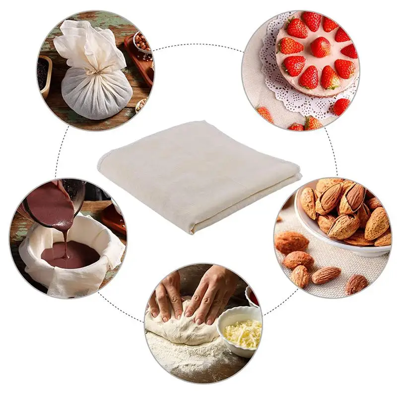 1pcs Cotton Tofu Maker Cheese Cloth Soy For Kitchen DIY Pressing Mould