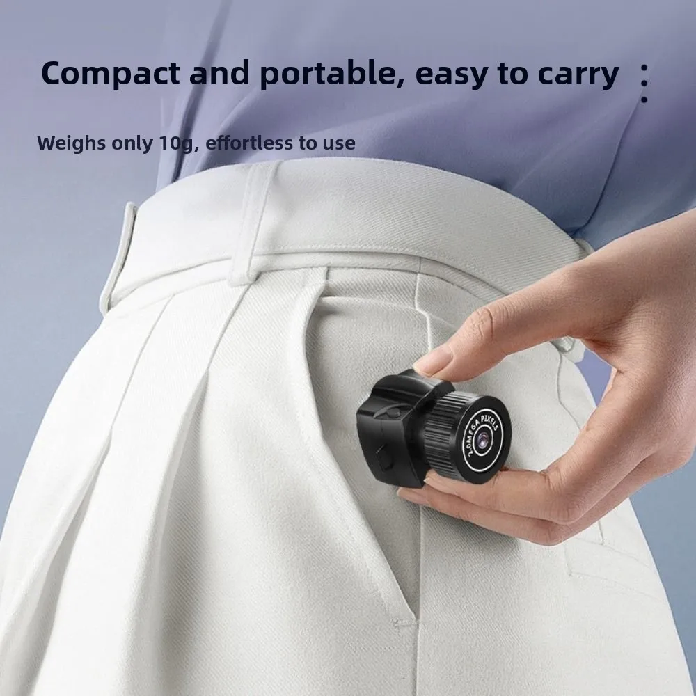 セキュリティ隠しカメラ 音声録音機能付き 小型ミニカメラ ビデオHDミニカメラ ブラックDV Y2000ミニカムコーダー 3歳から6歳向け