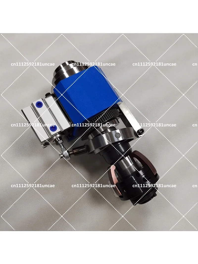 640 Small Bedside Box Assembly Indexing Head Synchronous Pulley Spindle Rotation Pneumatic Clip Seat