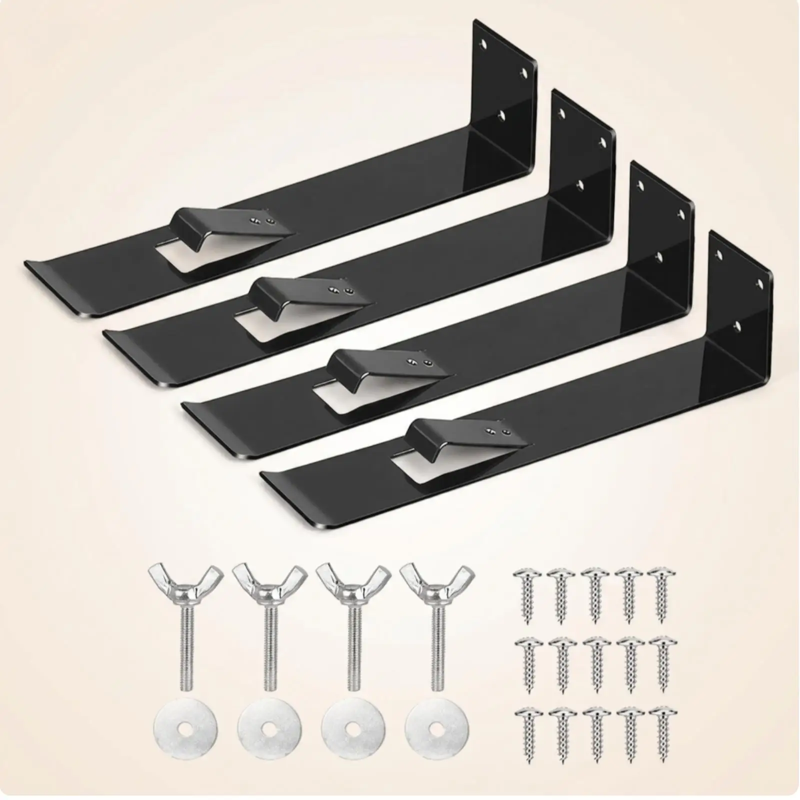 Owl Mounting Bracket Steel Decoy Support Bracket Garden Fixture for Outdoor Bird Deterrent Setup