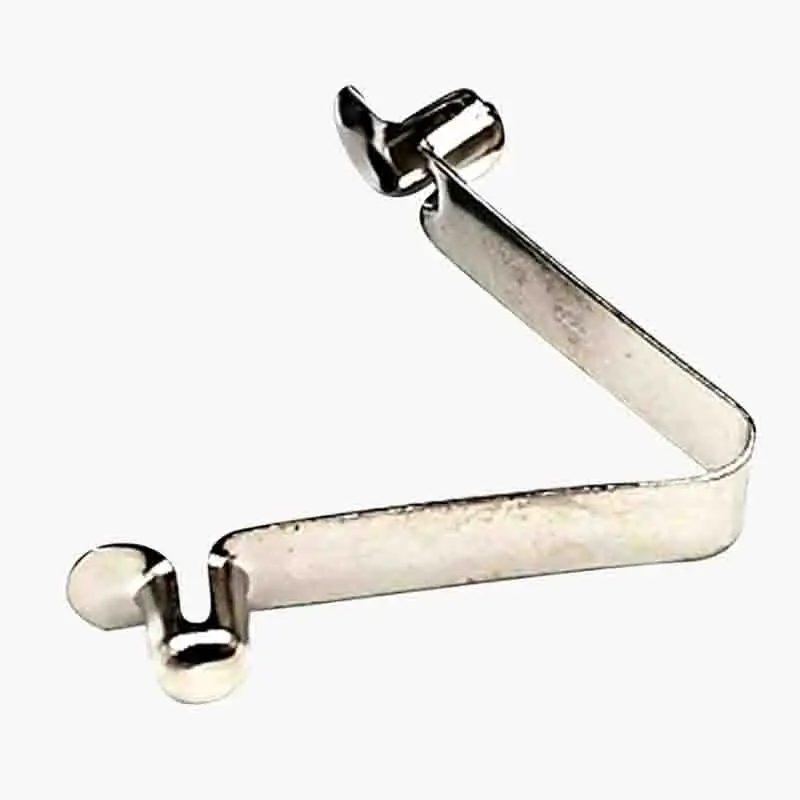 50PCS Double V-Shaped Riveted Spring Buckle Umbrella Pipe Locking Hollow Spring Clips Position Shrapnel for Sheet Metal