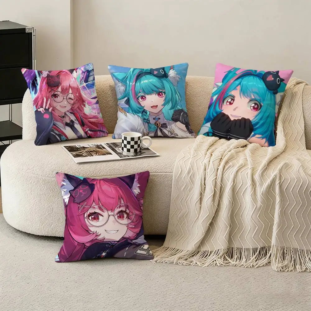 

Game N-Nanally Neverness to E-Everness NTE Pillow Case Cushion Cover Throw Pillow Case For Car Sofa