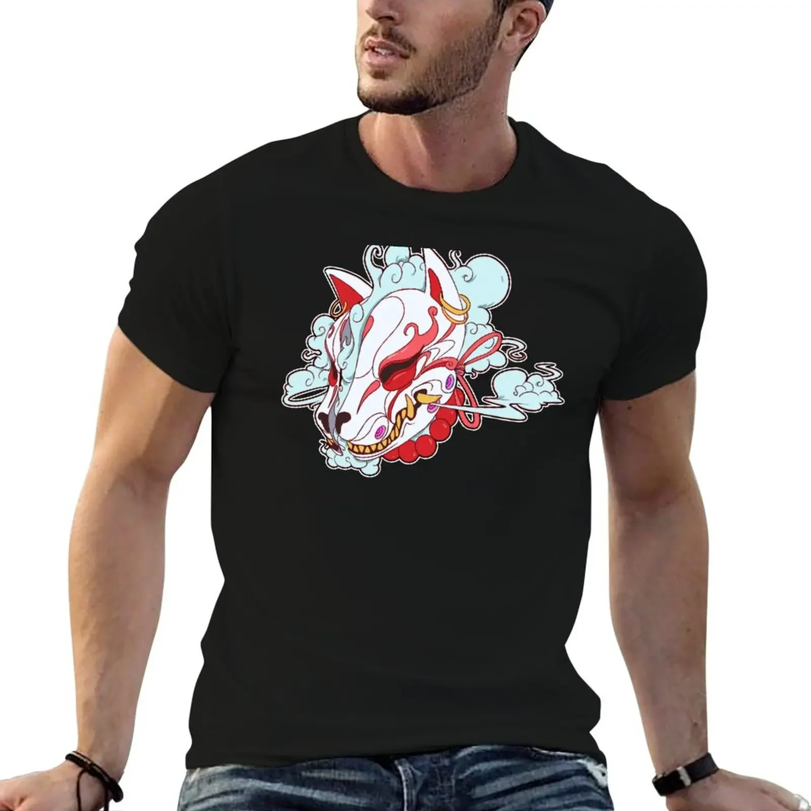 

inari T-Shirt anime stuff vintage graphic tee tshirts personalised men graphic t shirts