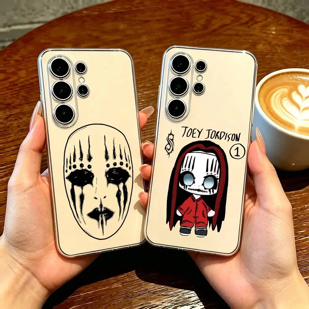 M-metal drummer Joey Jordison Phone Case For Samsung S25,S24,S21,S22,S23,S30,Ultra,S20,Plus,Fe Transparent Cover