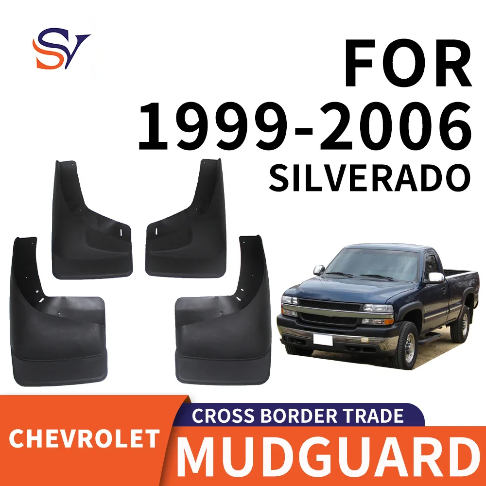 

4 шт. брызговики для Chevrolet Silverado 1999-2006, автомобильные брызговики, брызговики, аксессуары для шин и крыльев