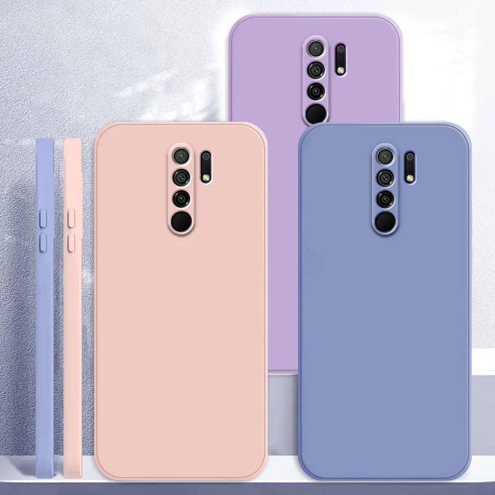 For Redmi 9 Case 2020 Color Silicone Soft TPU Phone Cases For Xiaomi Redmi 9 Back Cover 6.53