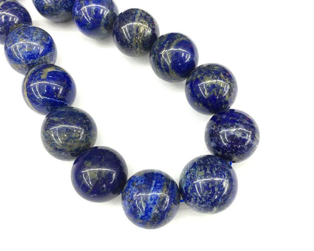 

Natural Lapis Lazuli Beads Genuine Blue Stone Beads For Jewelry Making 20mm 5pcs