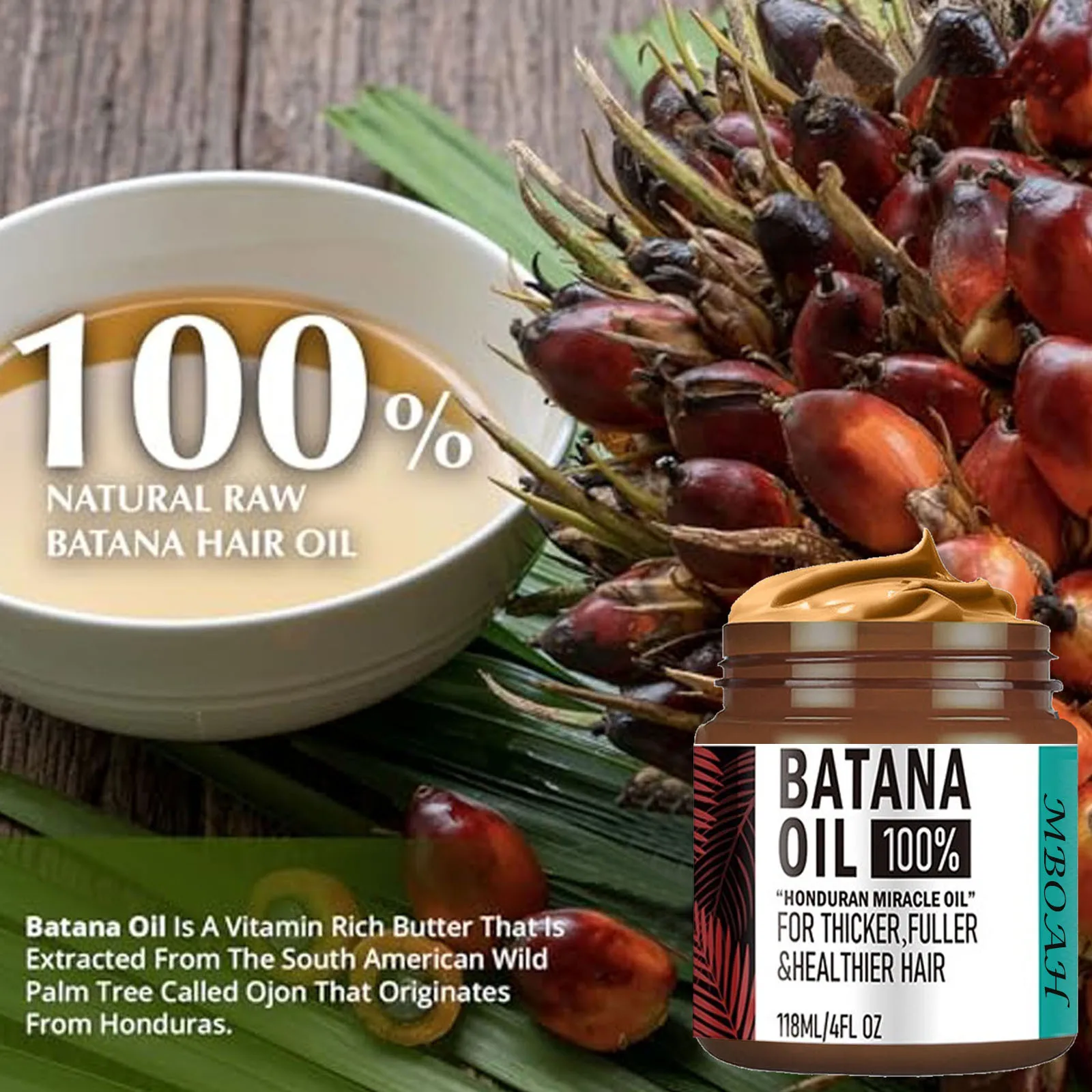 100% Unrefined Batana Oil Hair Conditioner- Get Fuller, Thicker, Healthier Hair Conditioner Haircare Silky Hair Nutrition