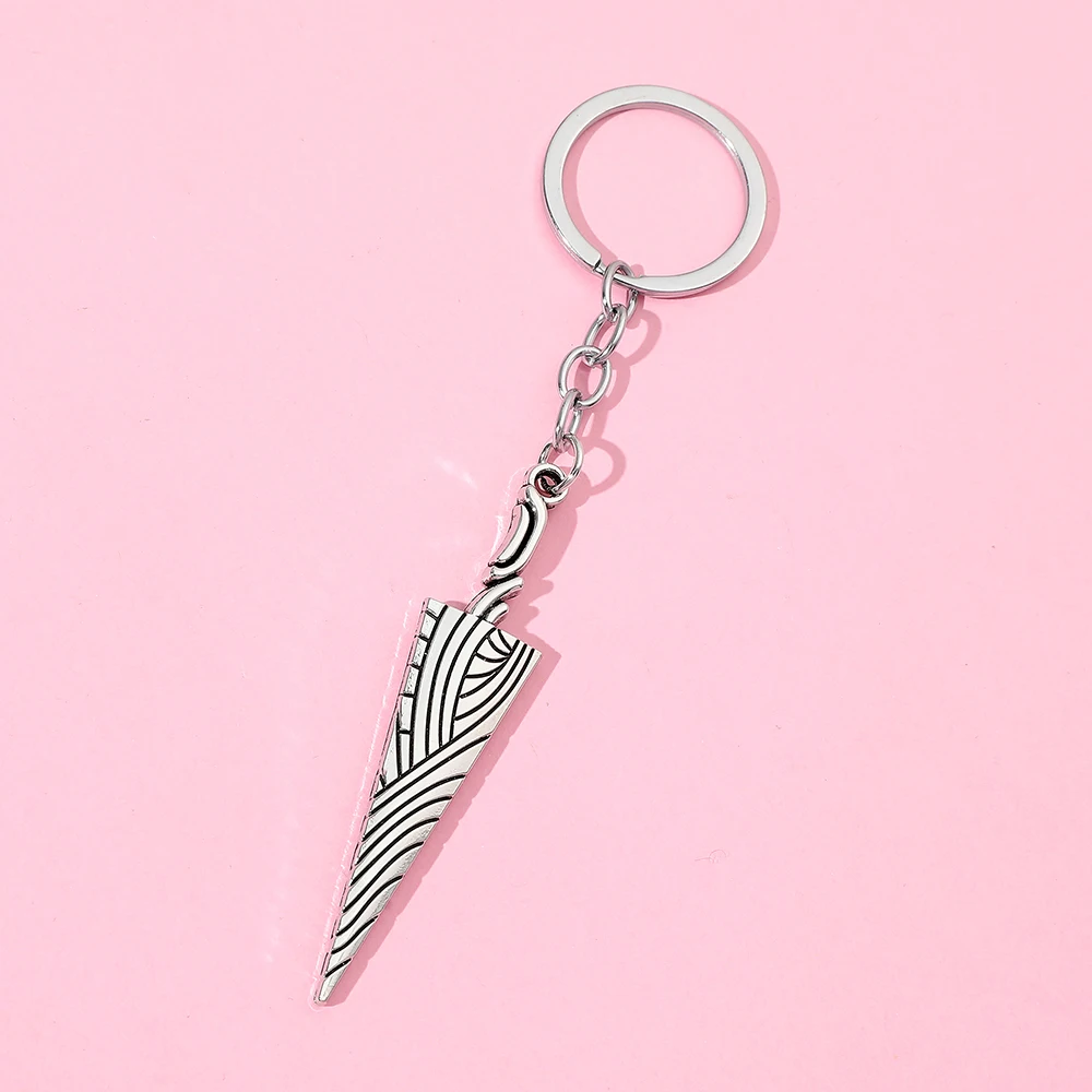 Game Hollow Knight Metal Keychain Keyring Spike Shape Cosplay Costumes Pendant Interesting Key Ring Key Chain Accessories Gift