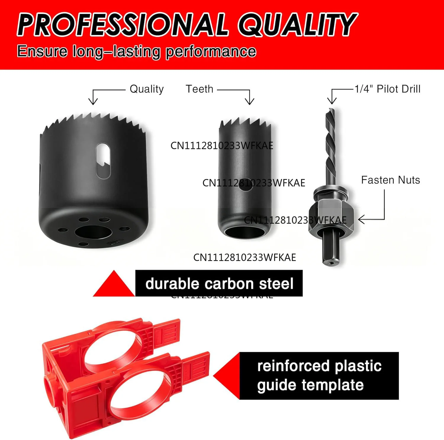 Ball Lock Hole Opener Kit Wooden Door Lock Drill Bit Door Lock Installation Kit