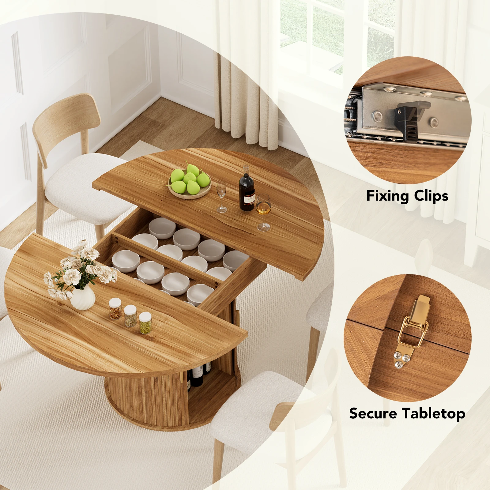 Thumbnail 4 - #9 Cheapest Extendable Dining Tables Deals You Can Get