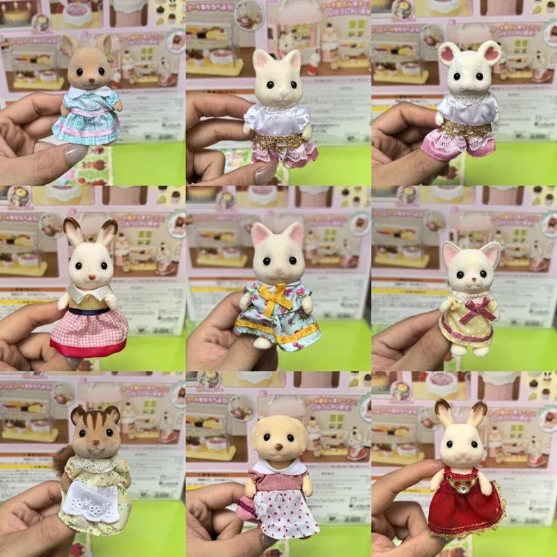 Genuine Japanese  Authentic bulk goods play house toy doll animal mini ornament  Defective and broken skin12