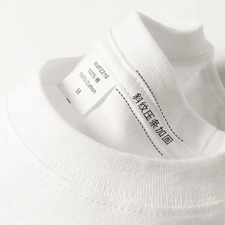 تي شيرت فضفاض بأكمام قصيرة من القطن الخالص للجنسين نصف كم قميص أساسي عصري أسود وأبيض للسيدات برقبة دائرية من القطن