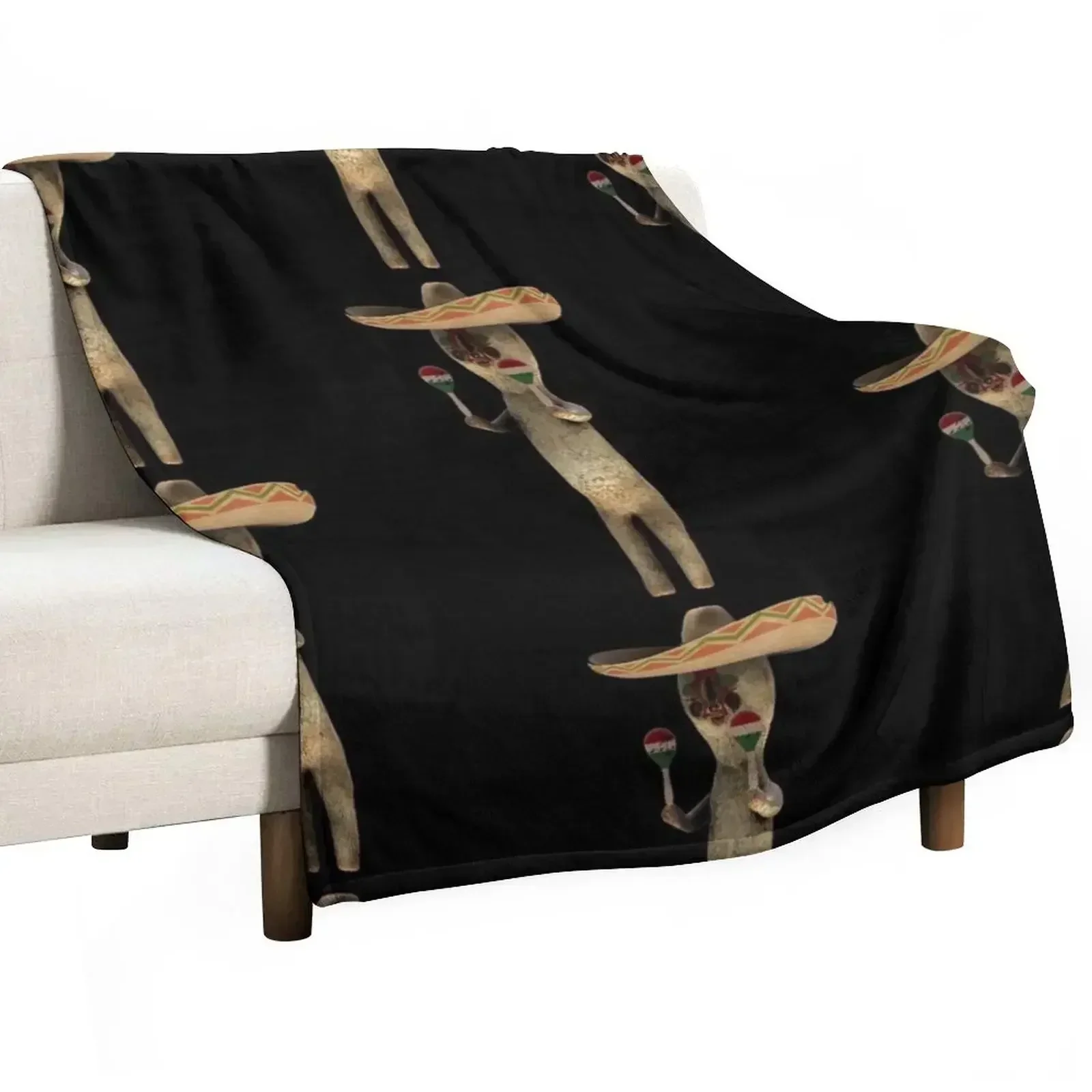 

SCP-173 sombrero Throw Blanket Flannels sofa bed Large christmas gifts Blankets