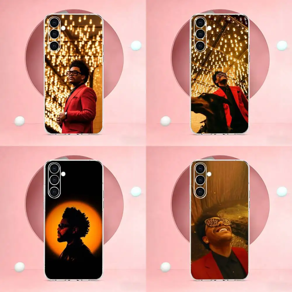 Popular singers T-The Weeknd  Phone Case For Samsung Transparent Soft TPU Case A73,A72,A71,A70,A53,A52,A51
