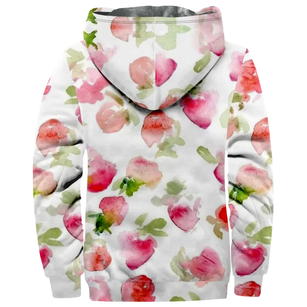 Casacos de jaquetas de inverno masculinos, roupas de algodão com padrão floral sobretudo à prova de vento vitalidade jovem CAMPUS