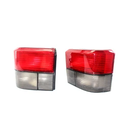 Pair of Tail Lights Red/Smoked Lamps Shell Turn Indicator Side Lamp Rear Tail Lights Cover Replacement for VW TRANSPORTER T4
