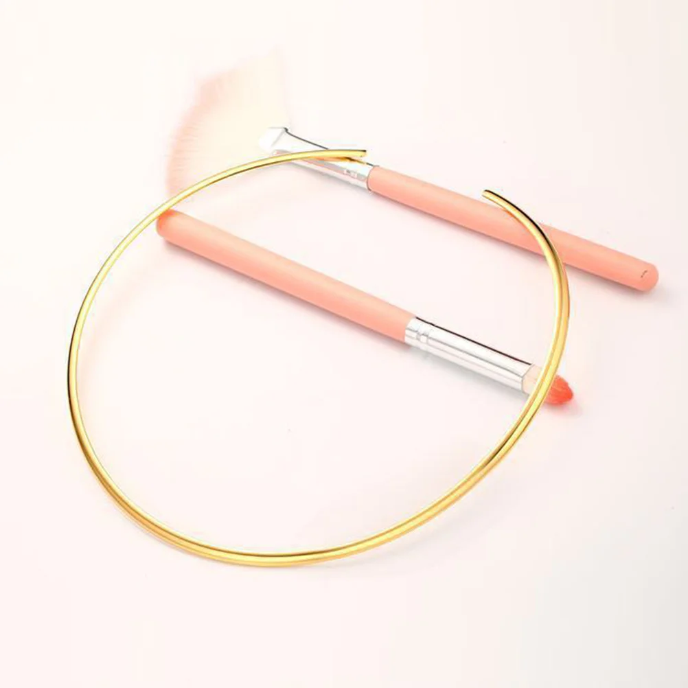 

Gold Choker Necklace for Women Round Collar Stylish Party Costume Daily Wear Comfortable Premium Material Gift