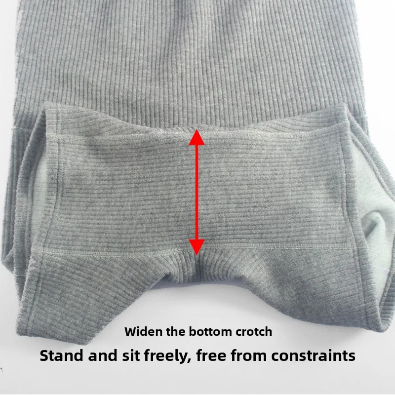 ملابس داخلية بوكسر حرارية للرجال ملابس داخلية شتوية للرجال عالية الخصر ملابس داخلية حرارية من الصوف سميكة الخصر حماية الخصر الدافئ