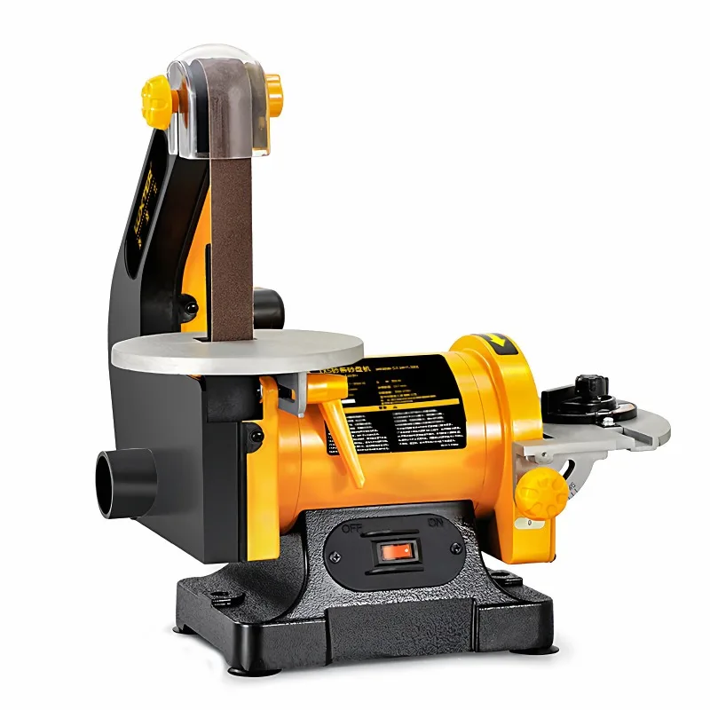 

Настольный комбинированный шлифовальный станок 1x5 дюймов для обработки дерева, полировки металла, удаления ржавчины, снятия заусенцев и шлифовки