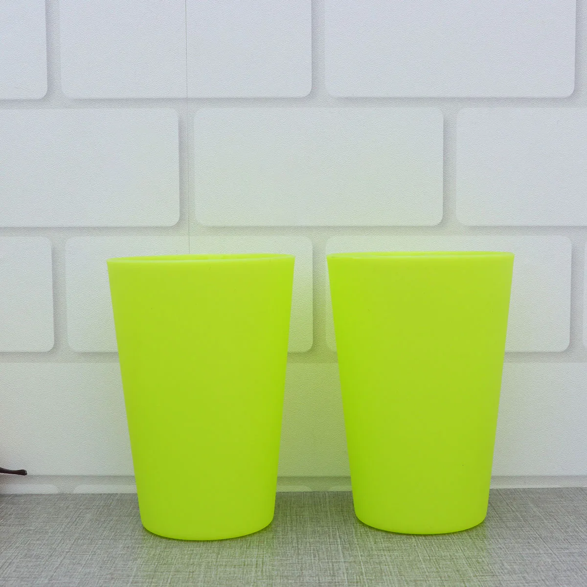 

12pcs Plastic Drinking Cup Beverage Glass Stackable Cups Outdoor Picnic Shatterproof For Water Wine Beer