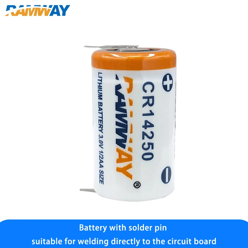 

RAMWAY CR14250 with Welding Foot 3V Disposable Lithium Manganese Battery Intelligent Toilet Seat Yonghong PLC Industrial Contro