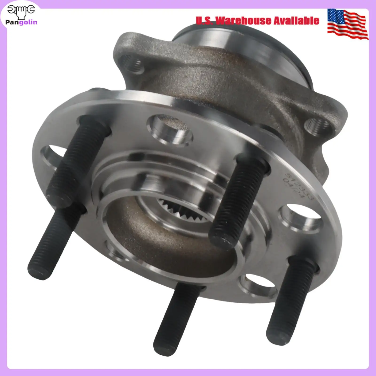 

Pangolin 512333 Wheel Bearing and Hub Assembly For Dodge Caliber 2007 2008 Jeep Compass Patriot 2007-2017 Wheel Hubs & Bearings