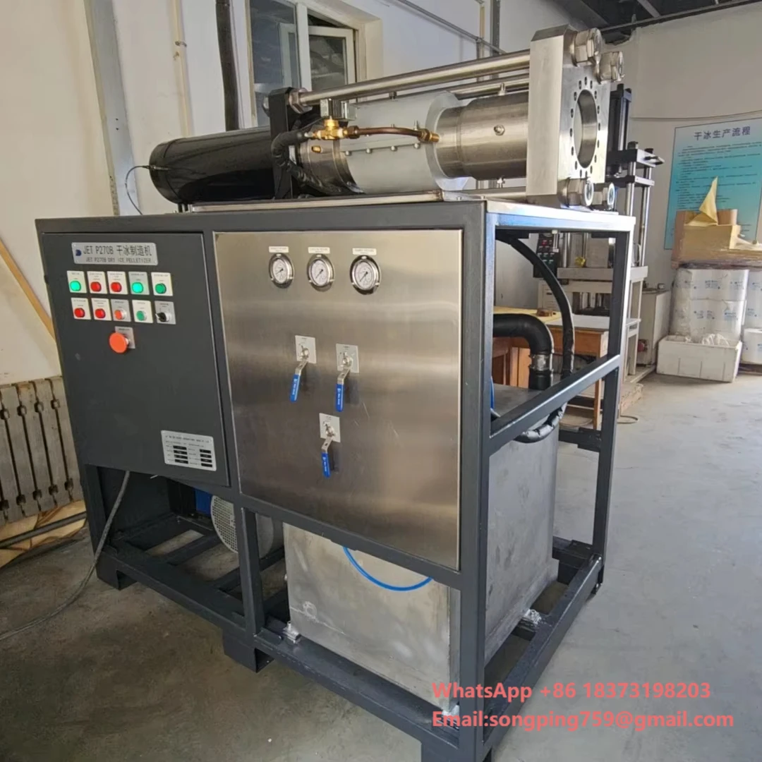 

Dry Ice Food Plate Storage Freezer Pellets Blocks Making Machine