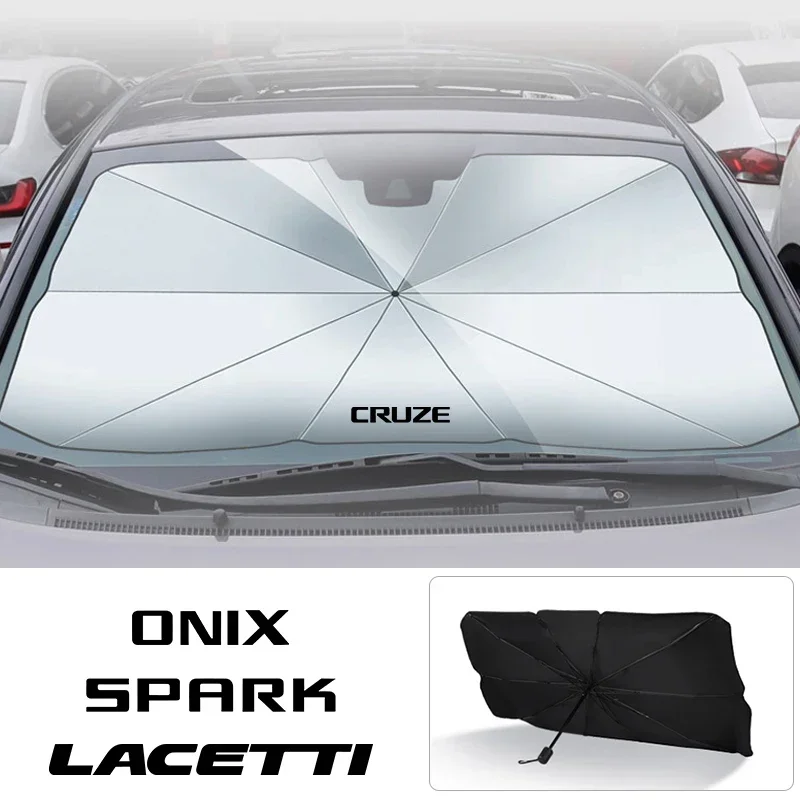 For Chevrolet BOLT Cavalier Colorado Cruze Lacetti Onix Orlando Silverado Spark Car Windshield Sunscreen Sunshade