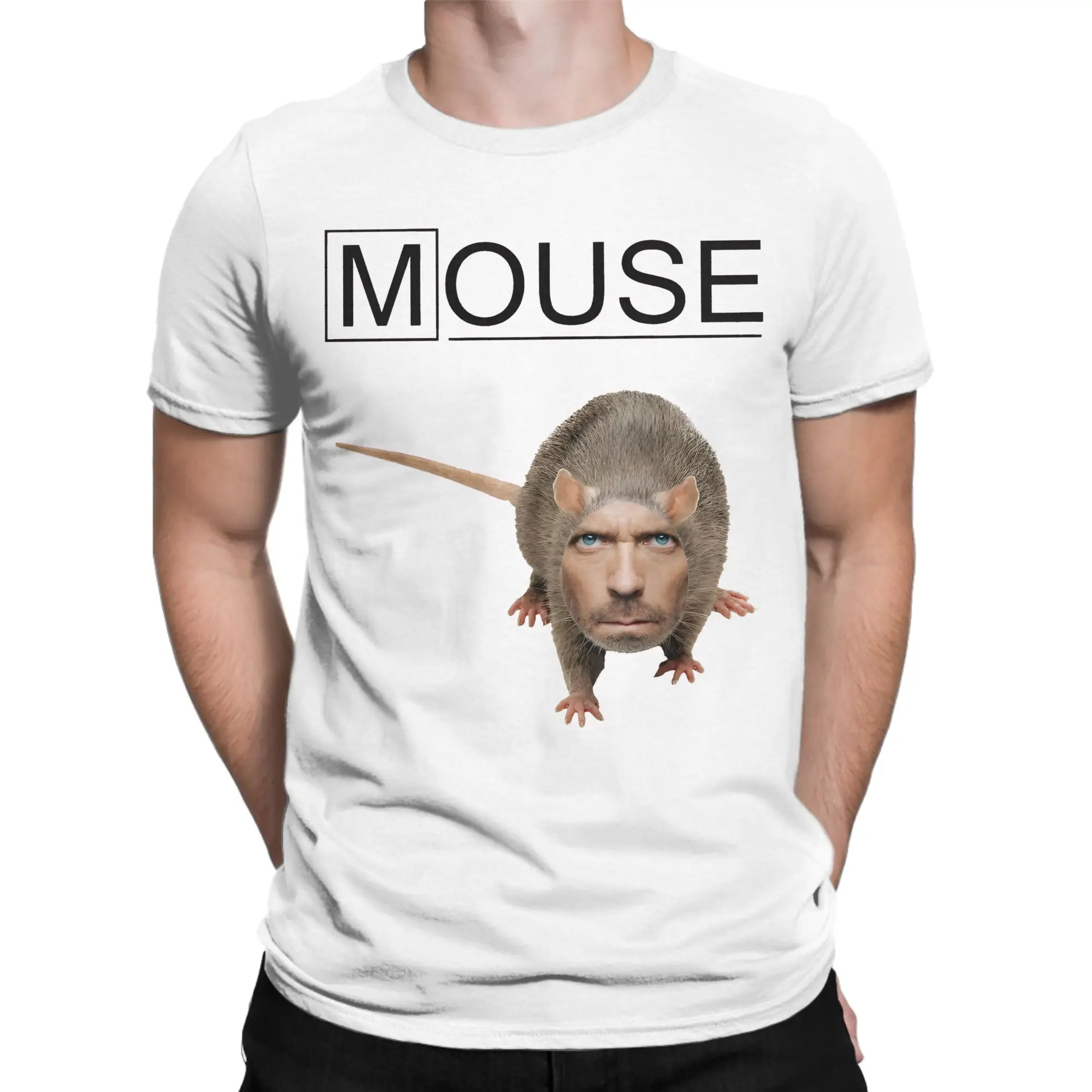 House Mouse MD Funny Dr House T-Shirt Fashion T Shirts Short Sleeve Y2K Funny Tshirt Summer Cotton O Neck Plus Size 5XL Top Tees