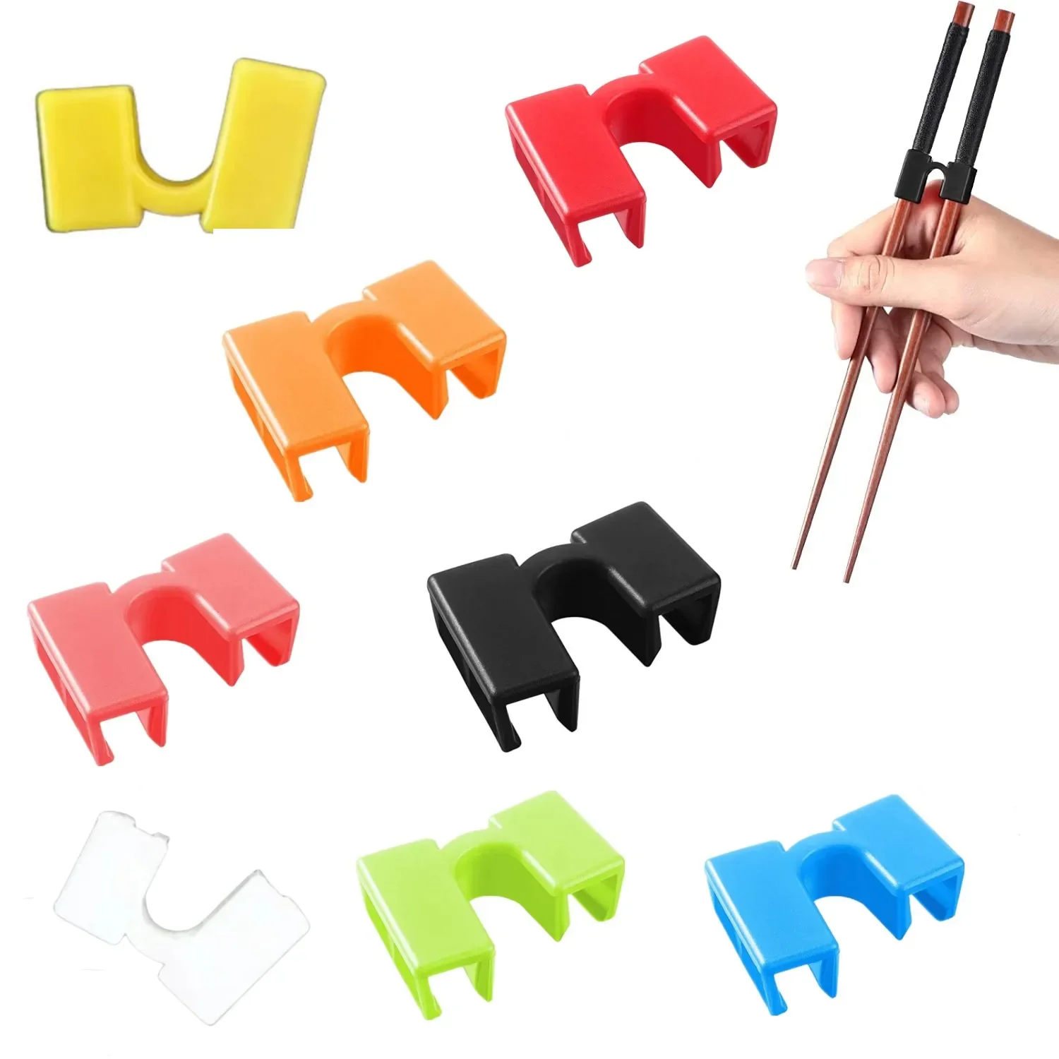 5/8/10Pcs Asia Chopsticks Trainer Holder For Adults Beginner Trainers Reusable Training Kids Small Chopstick Helper