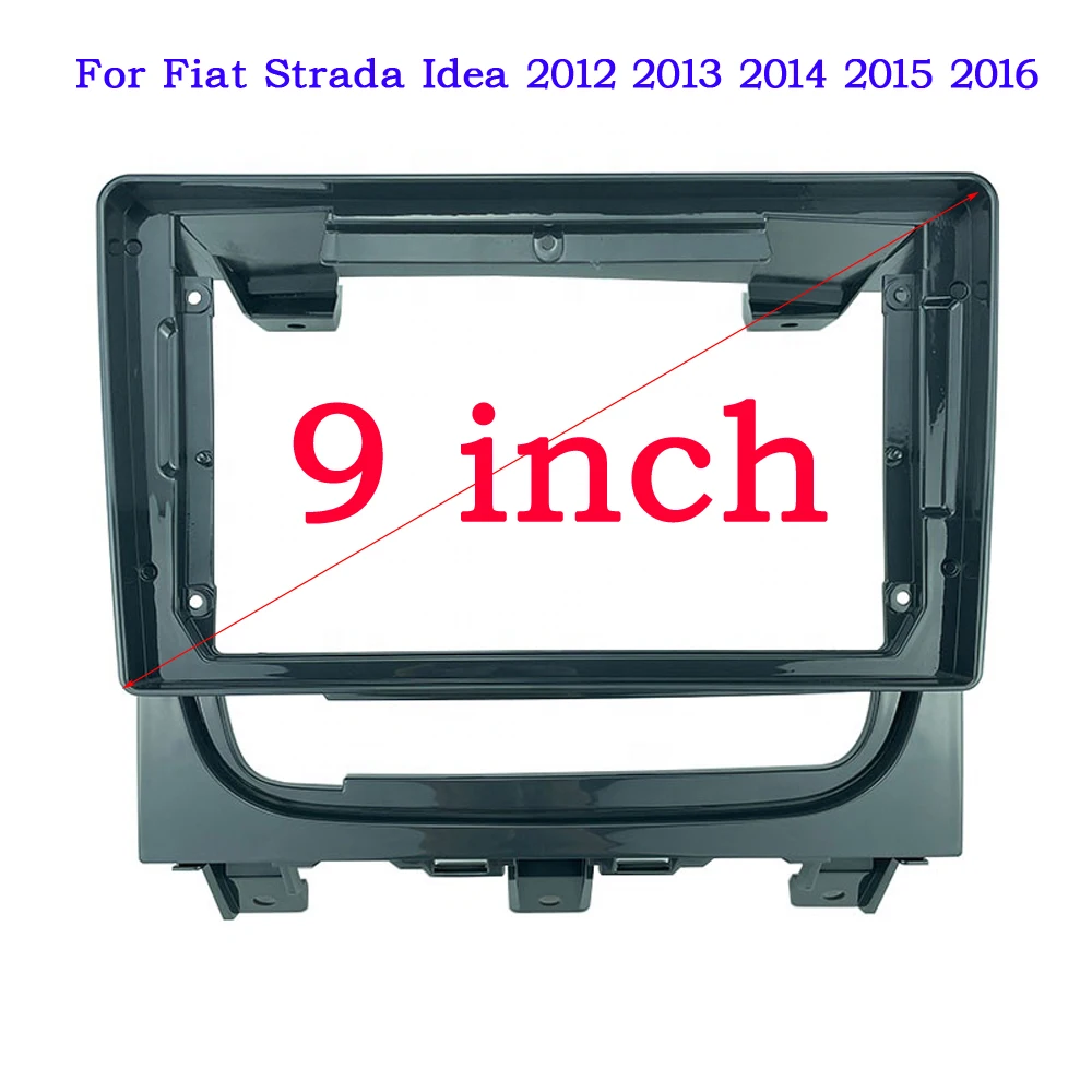 9 Inch Android Radio For Fiat Strada Idea 2012 2013 2014 2015 2016 Power Wiring Harness 2 Din Car Stereo Dvd Multimedia Frame