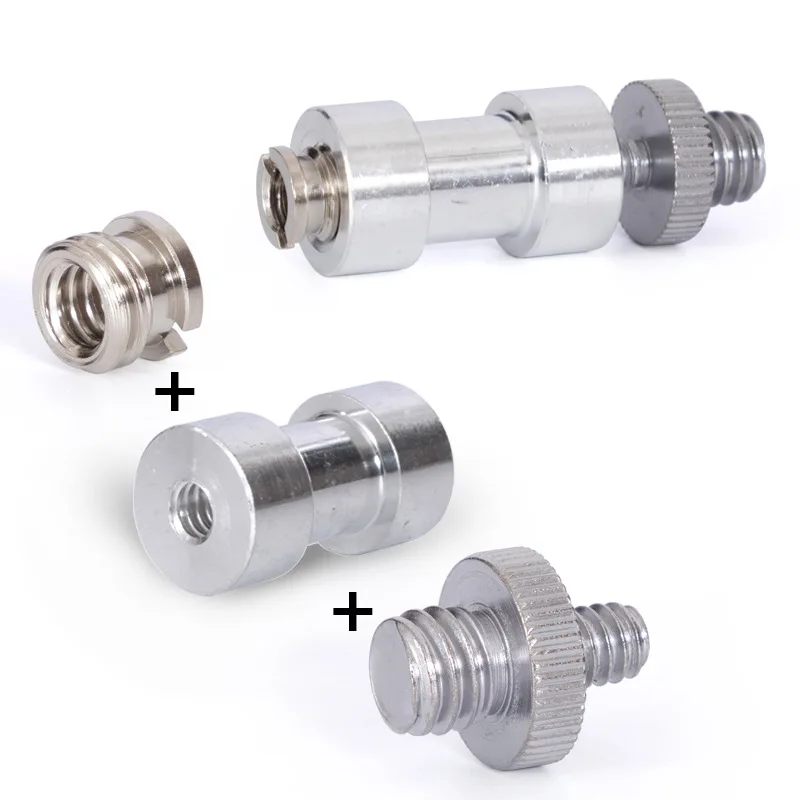 

1/4" to 3/8" Male to Female Thread Screw Mount Adapter Tripod Plate Screw mount for Camera Flash Tripod Light Stand