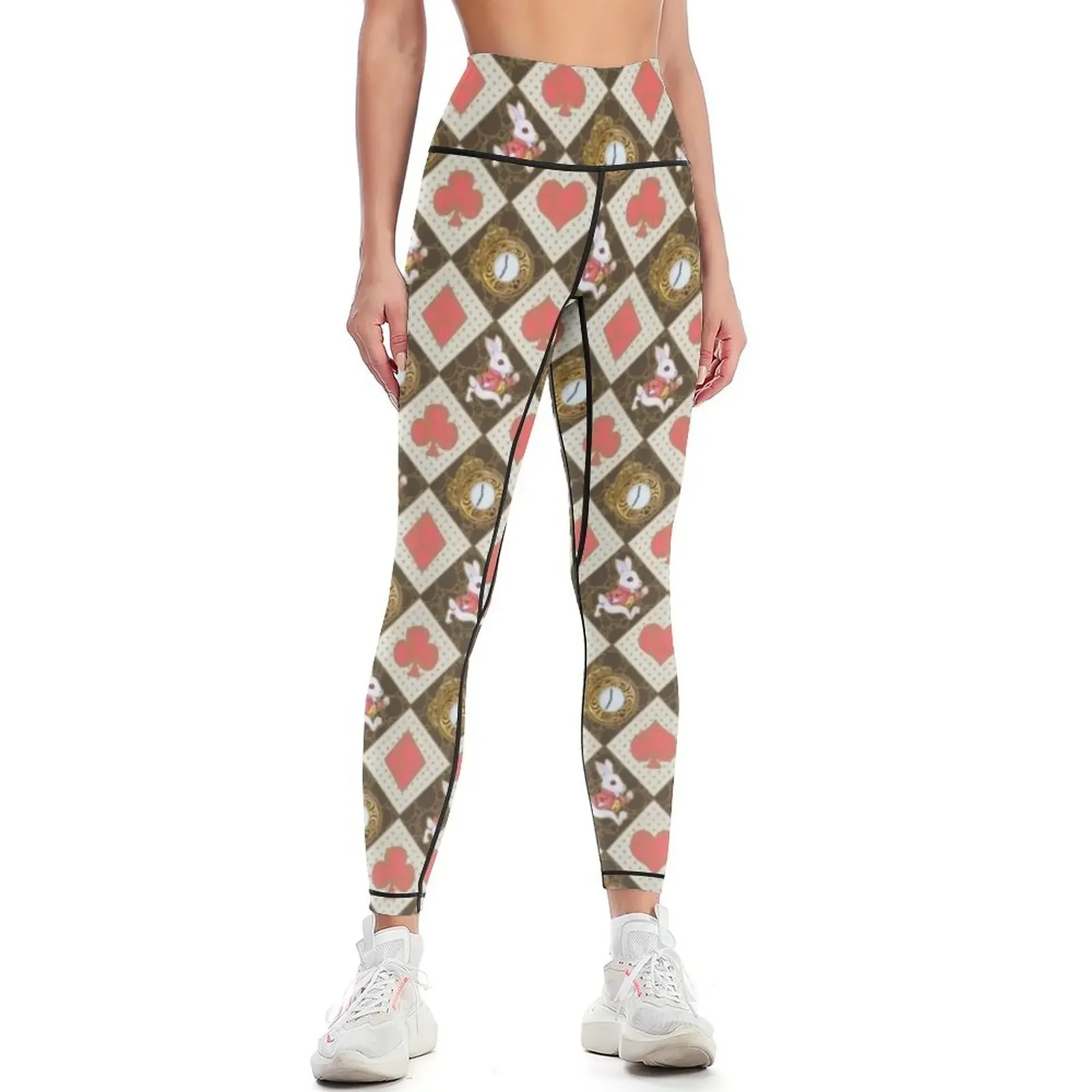 

White Rabbit Leggings gym womans for girls sporty woman gym Women's sportswear Womens Leggings