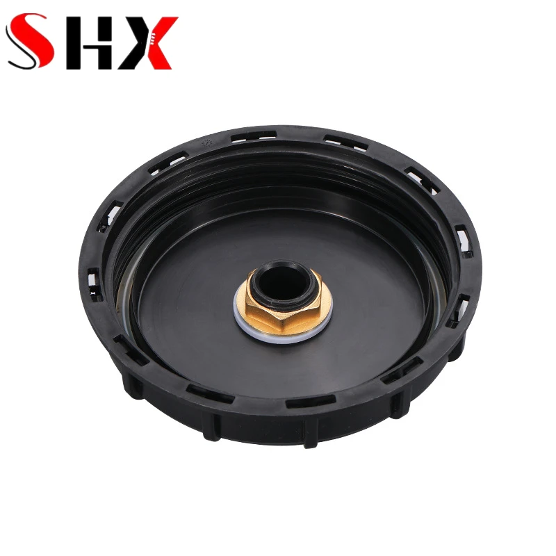 

Пластиковая крышка тонинового барабана IBC 162 мм DN150 Пластиковая крышка для наполнения Экстракция с двойным отверстием и двойной головкой с тремя головками