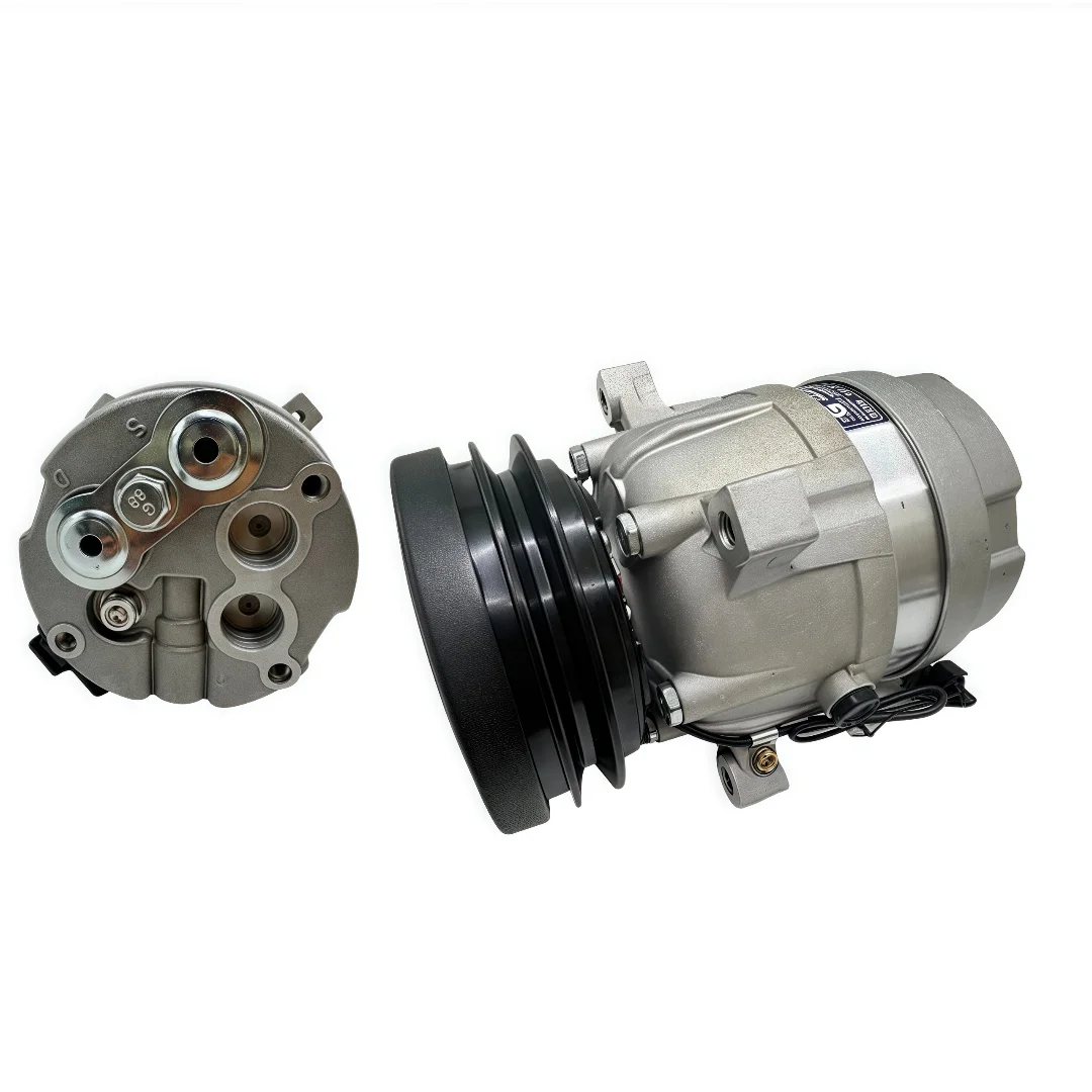 

Excavator accessories Doosan Daewoo DH55 60-7 DX55-9C DX60-9C air conditioning compressor air conditioning pump