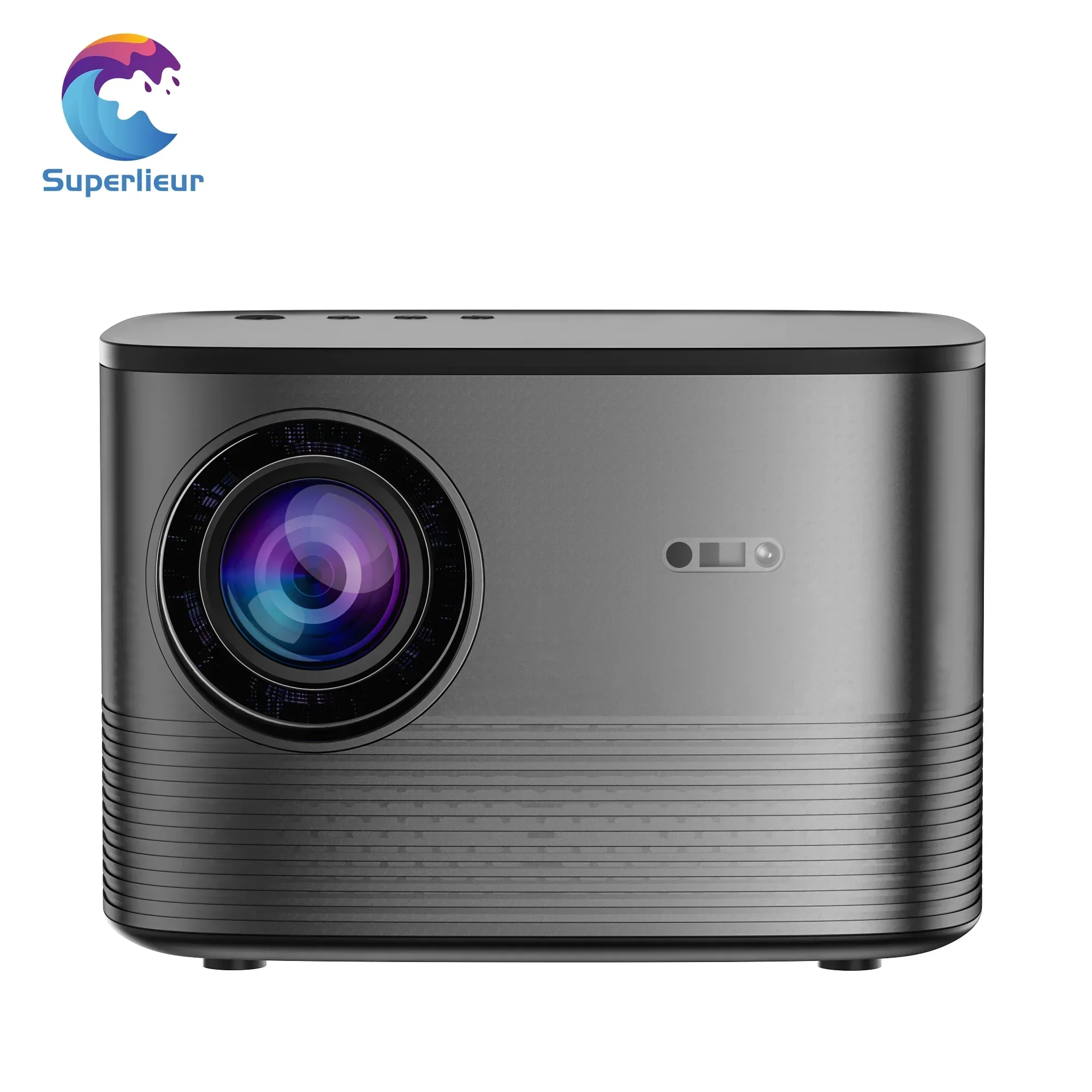 Superlieur F18 Smart 3D Beam 1080P Video HD Wifi المسرح المنزلي Android 430 ANSI LED LCD Projector