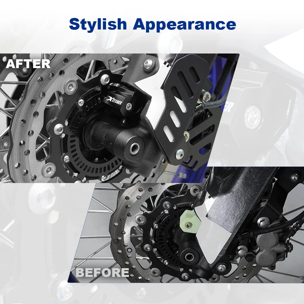 Für Yamaha XTZ 700/Tenere 700 2019-2025 Tenere 700 Rally Edition 2020-2022 2023 2024 Motorrad Front ABS Kabel Schutz Abdeckung