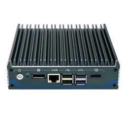 Fanless pfSense Firewall Soft Router J6412 N5105 N100 4x i226-V 2.5G LAN NVMe Barebone Mini PC HDMI2.0 DP AES-NI OPNsense Win11