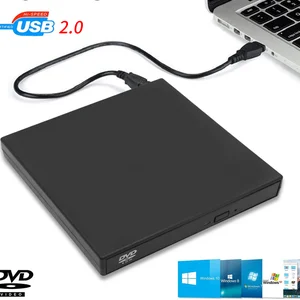 DeepFox Okuyucu Harici CD / DVD CD / DVD-ROM sürücüsü, Macbook için Optik Sürücü, Dizüstü Bilgisayar, Masaüstü Bilgisayar, PC, USB 2.0 8 cd gravavel'in en çok satan ürünleri-no. 1