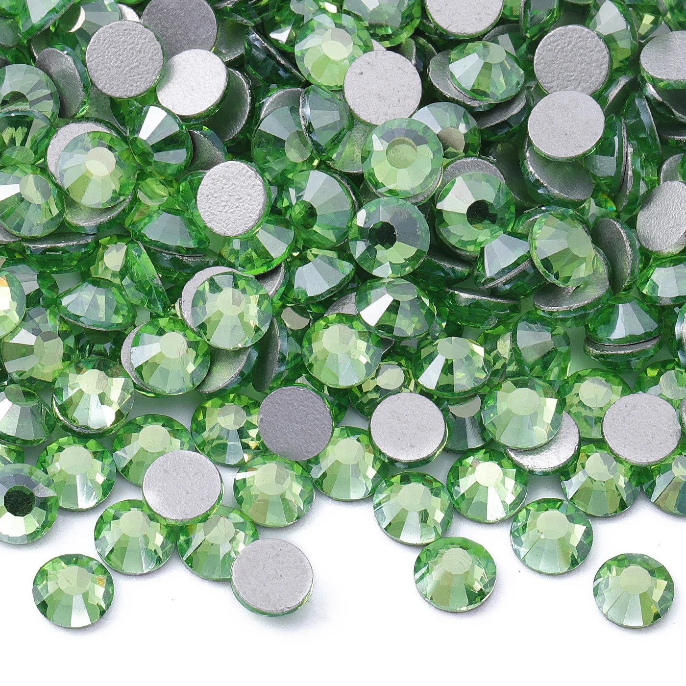 

New Color Star Peridot SS3-SS30 Glass Rhinestones Crystal Flatback Glitter Strass Stones For DIY Crafts Nail Art Decoration