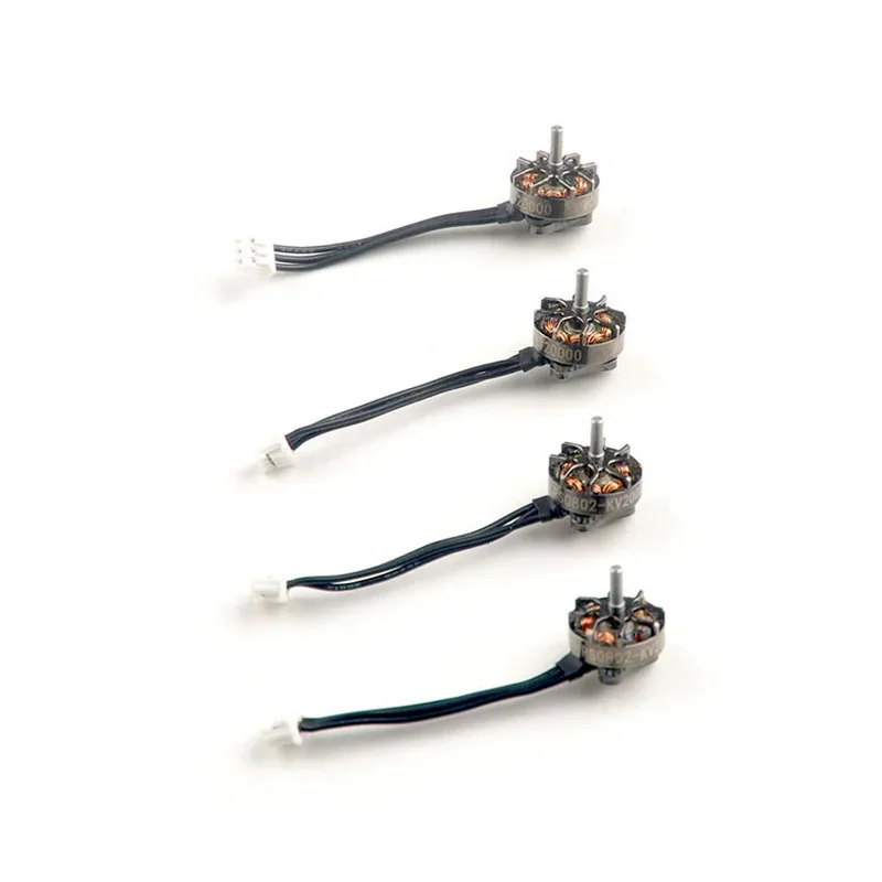 HappyModel RS0802 KV20000 1S 1.5mm Motor with 4Pairs Gemfan 40mm 1610 1.5mm Prop for FPV Mobula7 1S Series Tinywhoop Drones