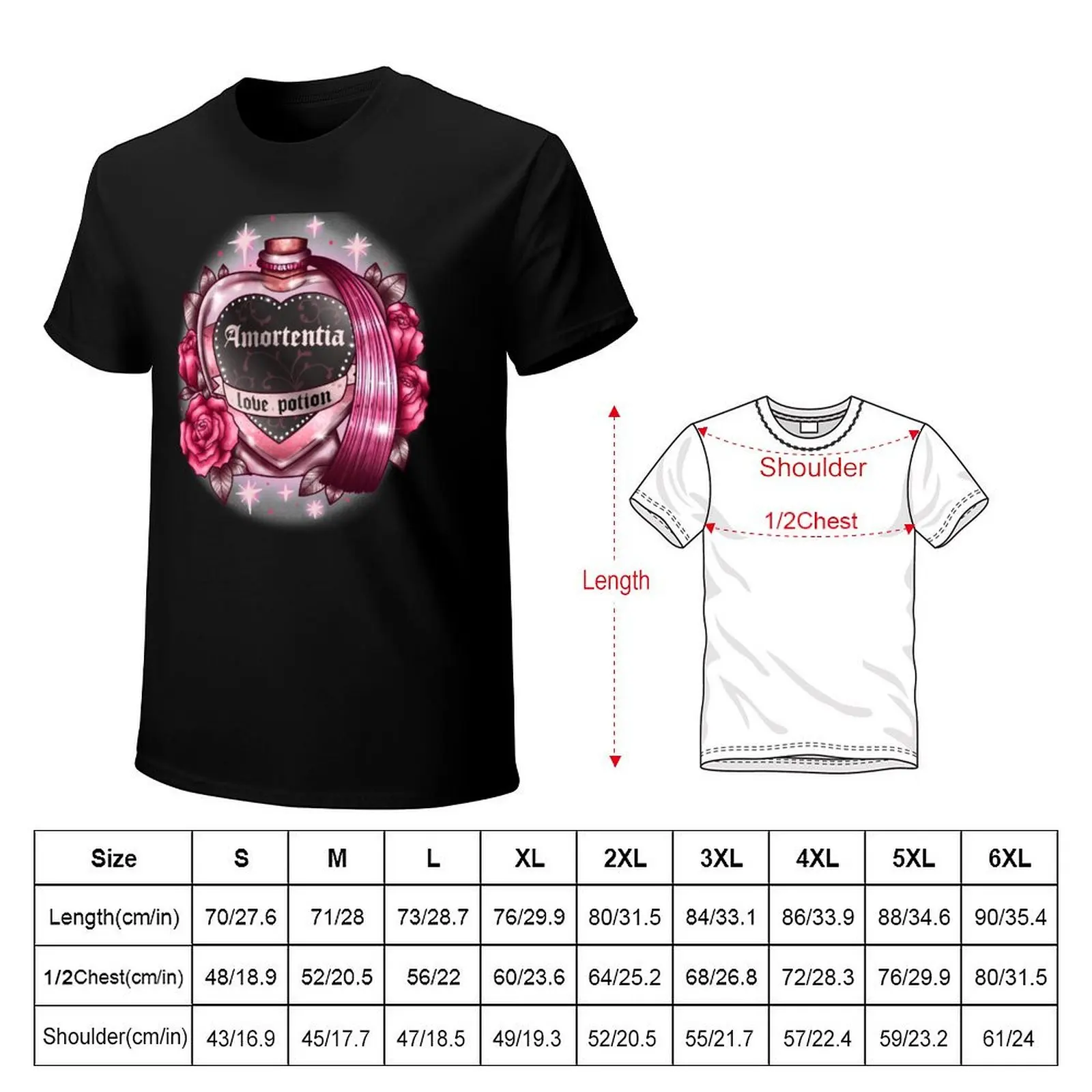 Amortentia ? Love Potion T-Shirt t shirts for man graphic funny T-Shirt