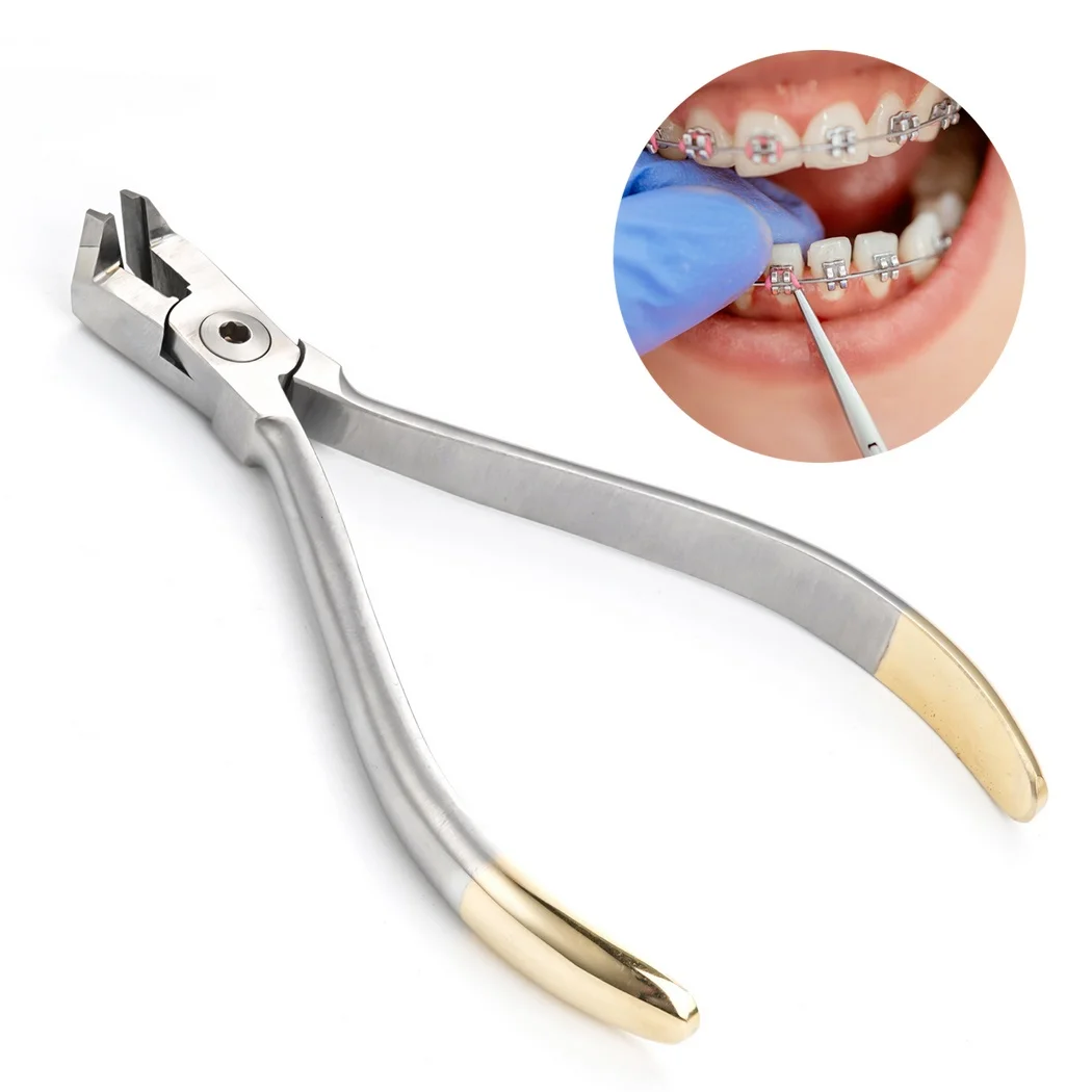 Distal End Cut Plier Hold Cut Hard Soft Wire Orthodontic Cutter Dental Filaments Ends Cutting Tool Braces Removal Dental Tool